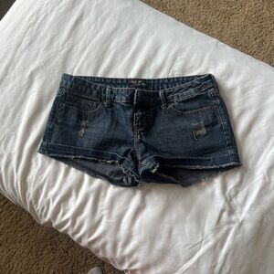Guess Dark Blue Jean Shorts